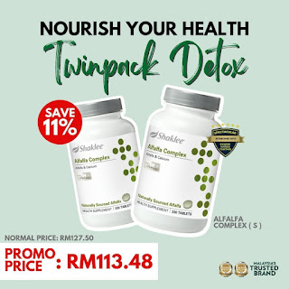 Promosi November 2022 Shaklee Twin Pack Diskaun 11% Harga