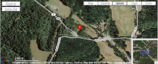 Click picture for larger view of Mitchell Chapel Cemetery's location in Pulaski County, Missouri.