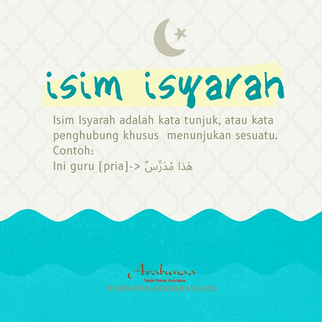 Pengertian Isim Isyarah (الإسْمُ الإشَارَةِ) dalam Imu Nahwu