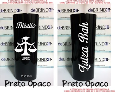 COPO DE ACRÍLICO LONG DRINK PRETO OPACO