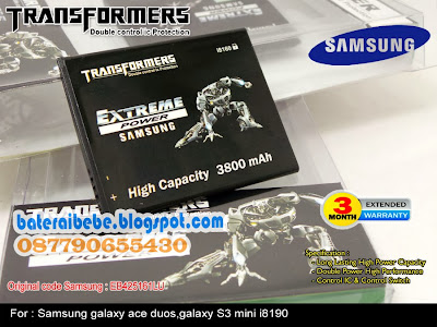 Baterai Double Power Samsung Transformer EB425161LU