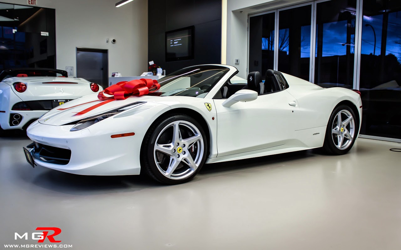 white ferrari enzo