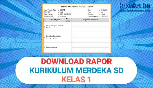 download aplikasi rapor kurikulum merdeka kelas 1