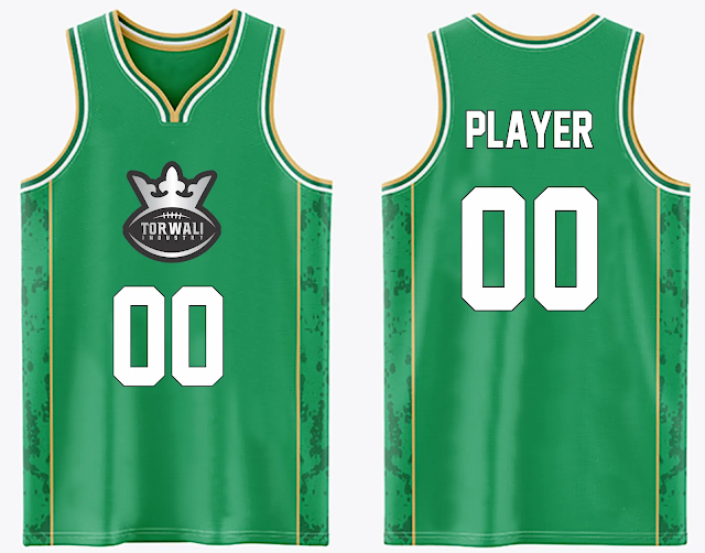 Wishbone  Neck basketball jersey