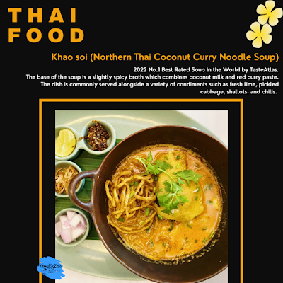 Have you ever tried Thai food?  Khao Soi, Tom Yam Kung, Pad Thai, Som Tum, Pad Ka Prao