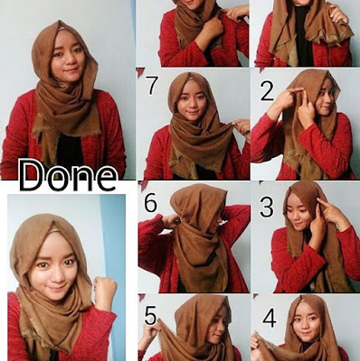  sangat kental dengan paduan hijab untuk penampilan mengagumkan dan modis 25+ Tutorial Hijab Segi empat Terbaru 2017 | Simpel Modern