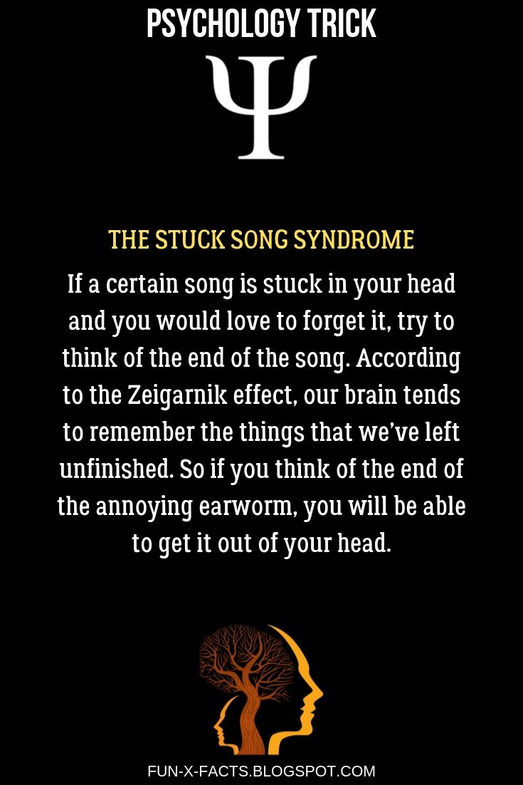 The Stuck Song Syndrome - Best Psychology Tricks