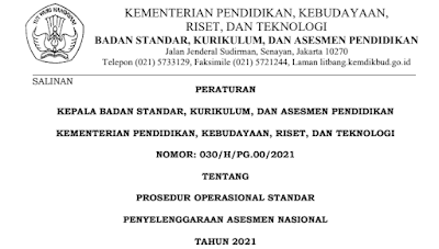 Download POS AN Asesmen Nasional PDF Tahun 2021