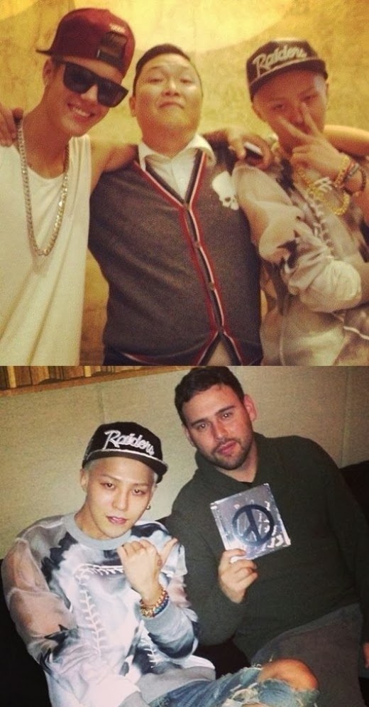 G-Dragon, Psy & Justin Bieber, The Meeting of Brightest Stars