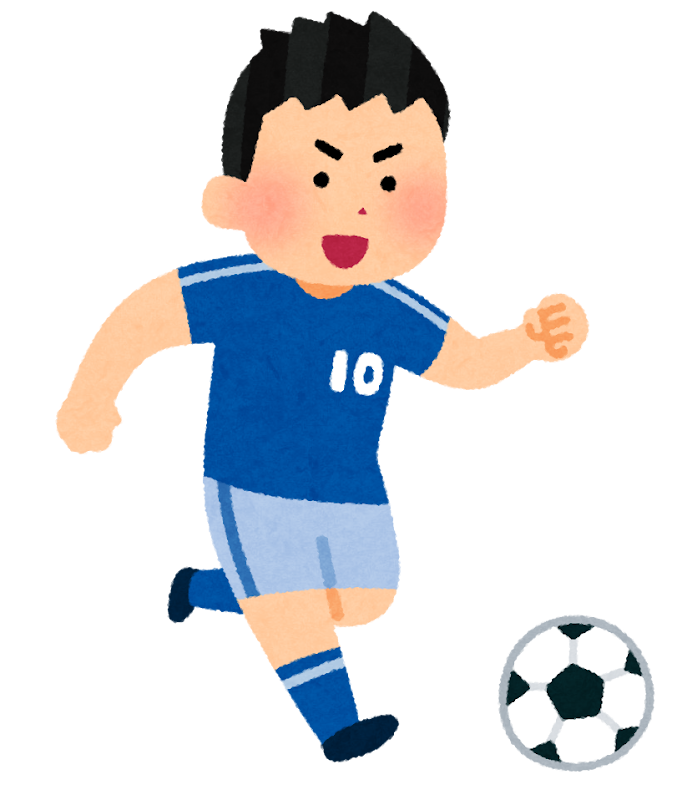 いろいろなサッカー選手のイラスト 男性 かわいいフリー素材集