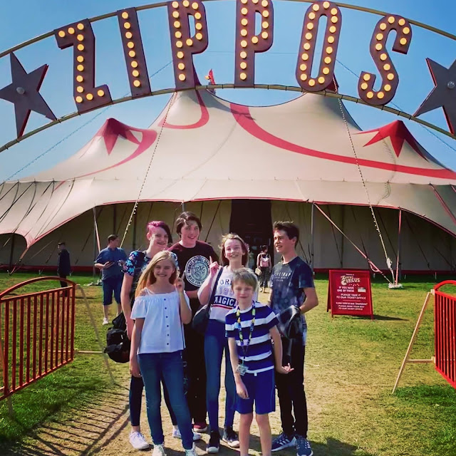 entrance to Zippos Circus in Blackheath, London