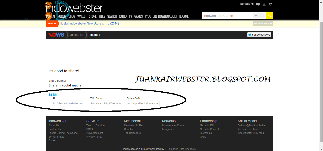 Cara Upload File Di Indowebster Gratis