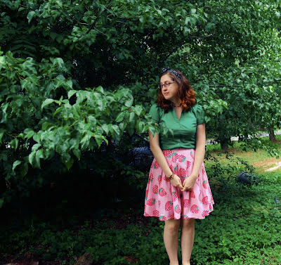 strawberry skirt