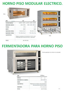 hornos pisos modular electrico, fermentadora para horno pisos.