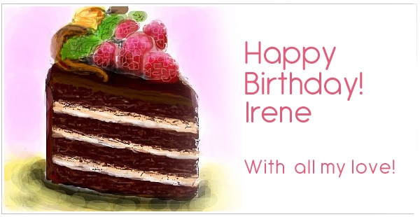 happy birthday irene images