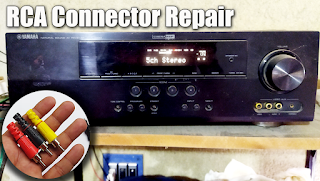 Male RCA Connector Repair