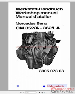 Mercedes Benz 300,400 Series Engine Workshop Manual! Download Here