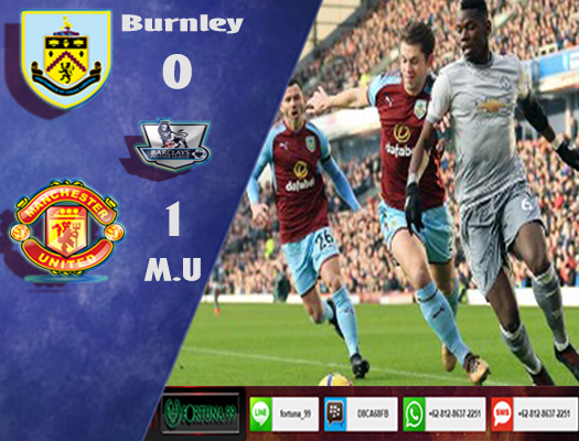 Skor Akhir Burnley 0 vs 1 Manchester United