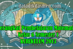 Perangkat Pembelajaran Matematika Kelas 6 semester 1 SD/MI Kurikulum 2013