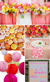 color ideas for a spring wedding