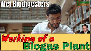 Featured image for the article and video about the Working of a Wet Biodigester Biogas Plant.