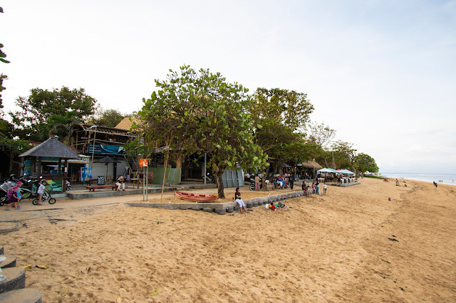 Lungomare e spiaggia di Sanur, Bali