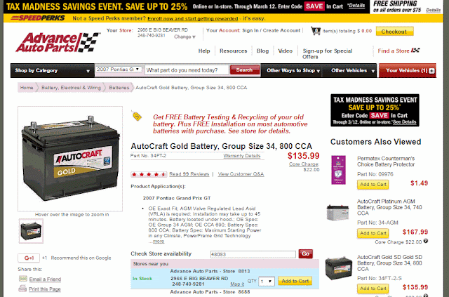 cheap cheapest battery advanced auto, car battery