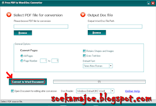 Download gratis software PDF to word doc convert