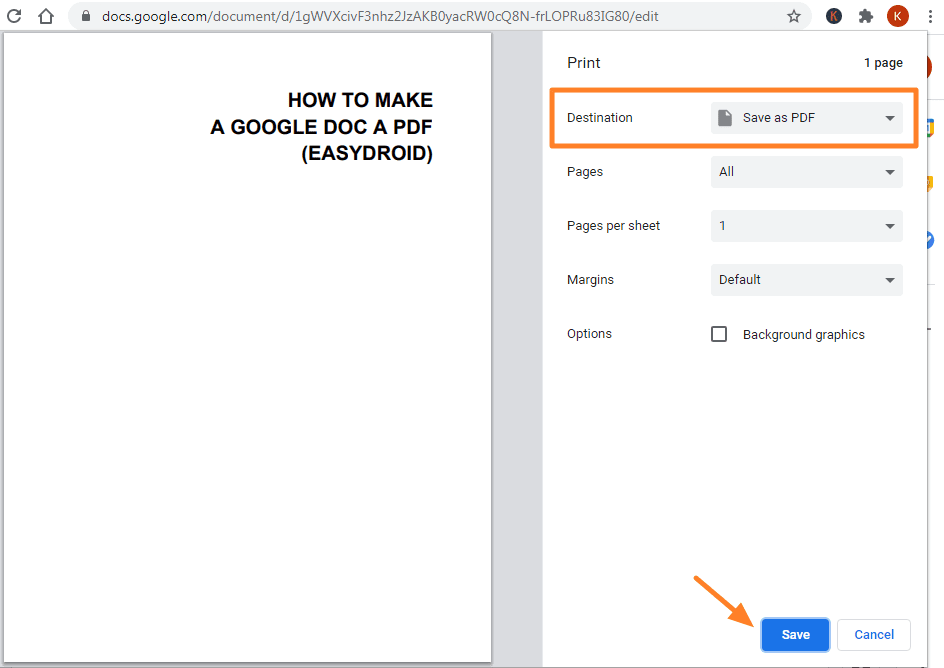 how to make a pdf file in google drive