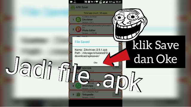 Cara Menyimpan Aplikasi Android Dalam Bentuk Apk