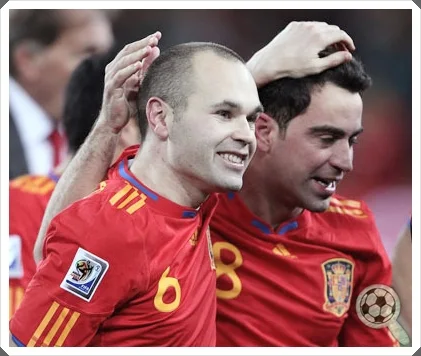 Xavi Iniesta Spain