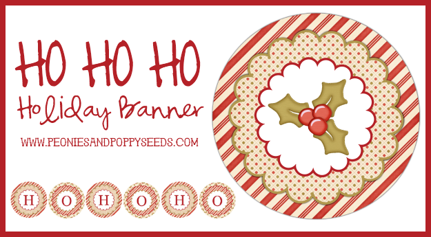 ho ho ho holiday banner copy