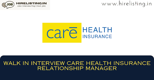 Walk in Interview Care Health Insurance logo