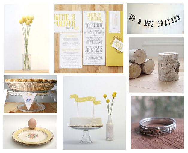 Yellow is a warm rustic hue While grey is a cool and chic color