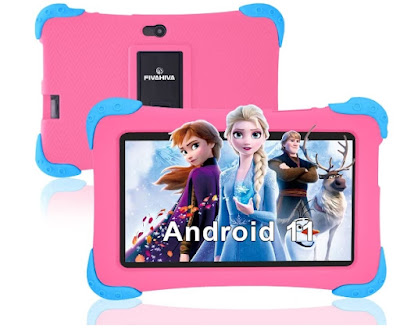 Review Fivahiva Toddler Girls Tablet with Silicone Case