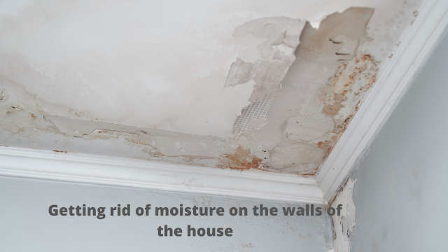 Getting rid of moisture on the walls of the house