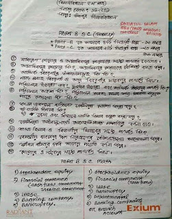 ডিগ্রি ৩য় বর্ষ উচ্চতর হিসাববিজ্ঞান সাজেশন ২০১৯-বিষয় কোড ১৩২৫০১ 