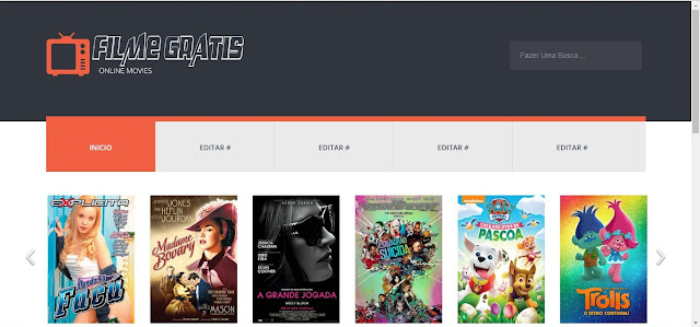  Blogger Template Filme