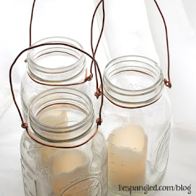 DIY Mason Jar Hanging Lanterns - DIY wedding craft tutorial (video)