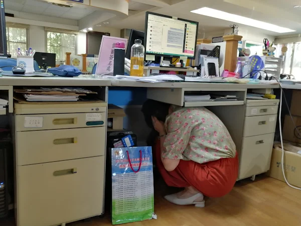 國家防災日 彰化縣榮服處實施地震避難演練