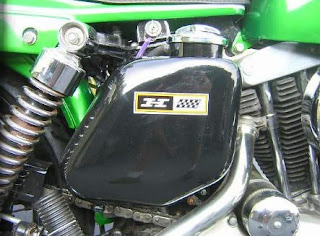 sportster xlh boattail 1970 green 