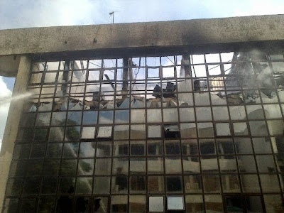 Fire at the Nigeria Football Federation Office Abuja