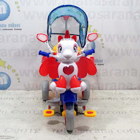 family unicorn baby tricycle