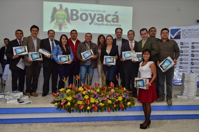 Personeros de Boyacá reciben tabletas digitales para facilitar su trabajo de defensoría pública