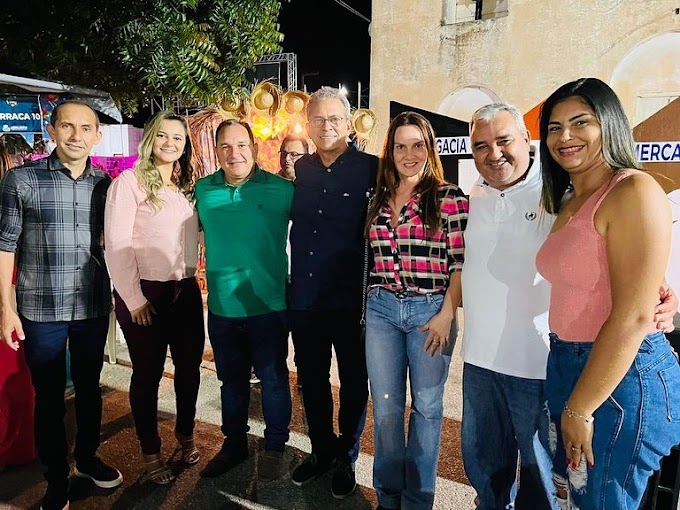 JARDIM DE ANGICOS: Deputado estadual Hermano Morais participa de festividades juninas no município