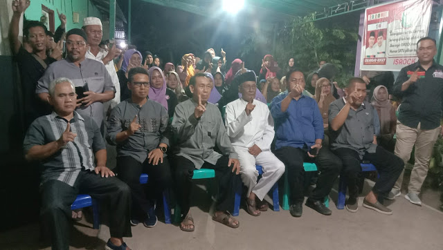 Dukungan kepada Paslon Calon Bupati dan Wabup Karimun Nomor Urut Satu IsRock Terus Mengalir