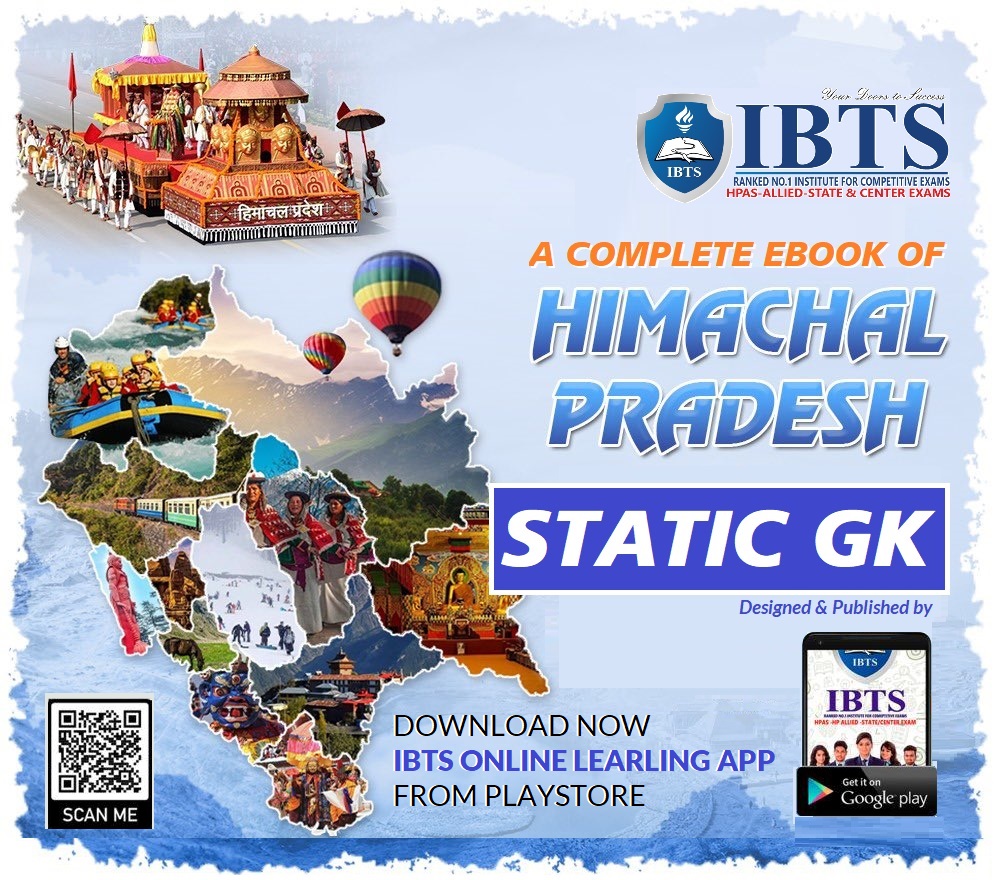 Himachal Pradesh Static GK 2021 for HPAS/HPPSC Exams