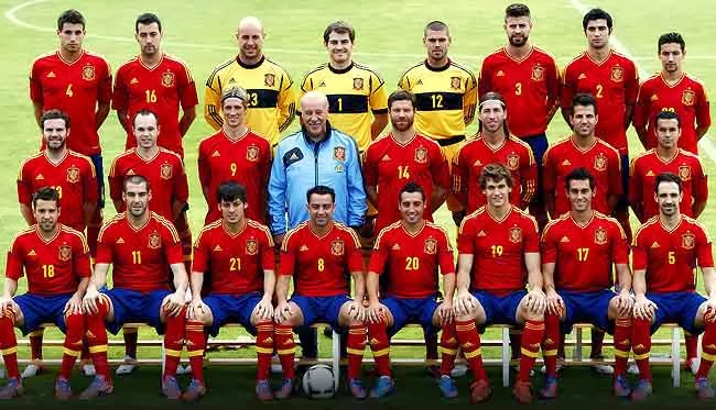 FIFA World Cup 2014 Spain Team Stats and Squad List