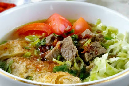 Racikan Soto Daging Sapi