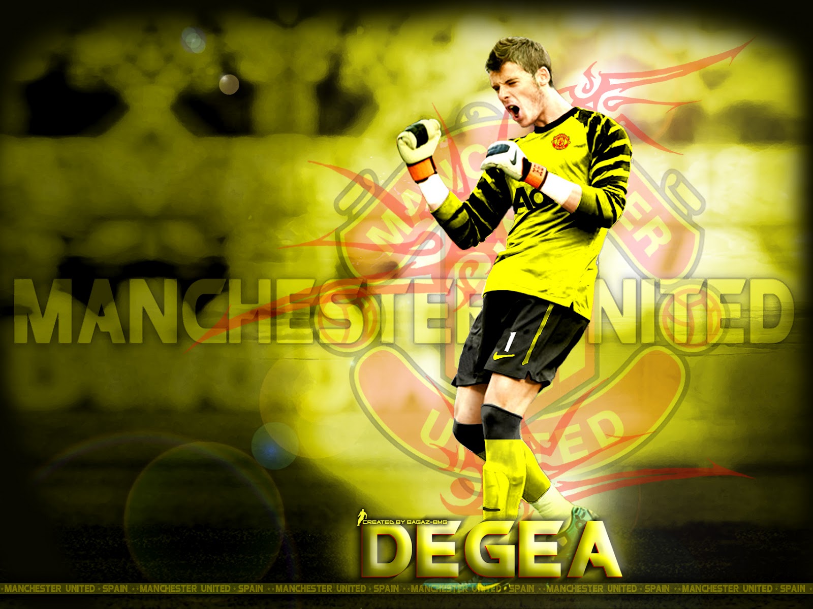 David De Gea Man United Wallpaper 2012 Wallpaper Sepak Bola